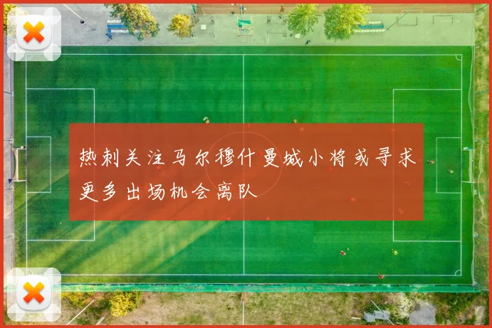 热刺关注马尔穆什曼城小将或寻求更多出场机会离队